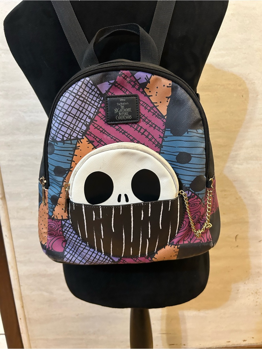 Disney The Nightmare Before Christmas Women's Graphic Backpack Matching Wallet - Picture 2 of 15